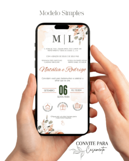 Convite de Casamento Interativo Virtual 20