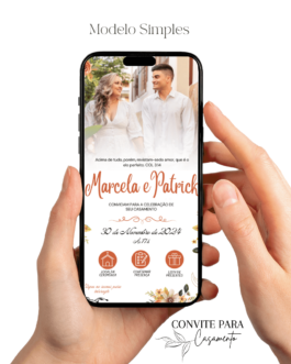 Convite de Casamento Interativo Virtual 31