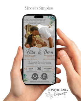 Convite de Casamento Interativo Virtual 55