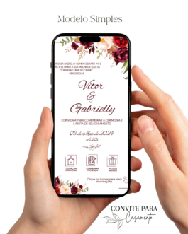 Convite de Casamento Interativo Virtual 65