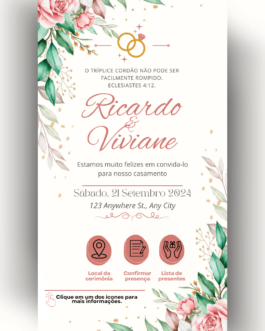 Convite de Casamento Interativo Virtual 74