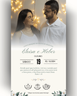 Convite de Casamento Interativo Virtual 87