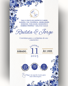 Convite de Casamento Interativo Virtual 11