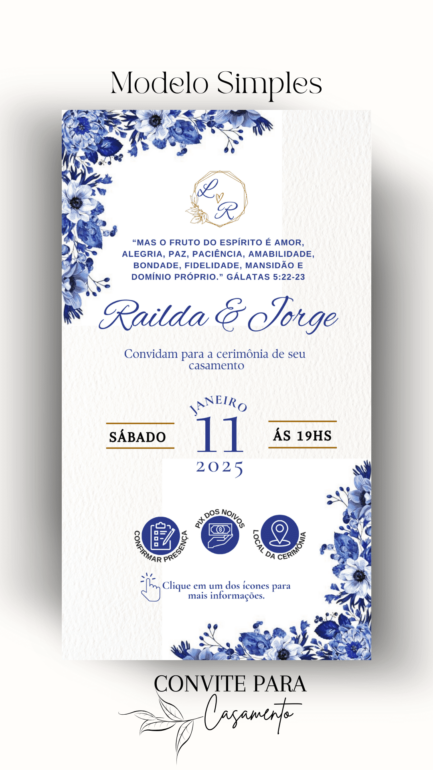 Convite de Casamento Interativo Virtual 11 - Image 2