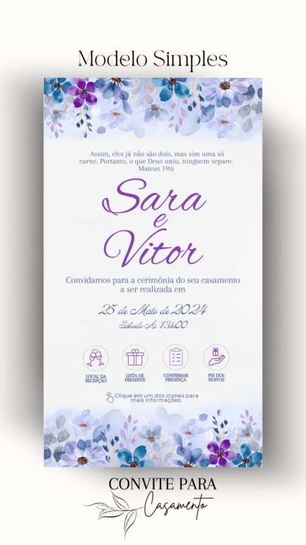 Convite de Casamento Interativo Virtual 13 - Image 2