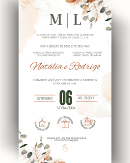 Convite de Casamento Interativo Virtual 20