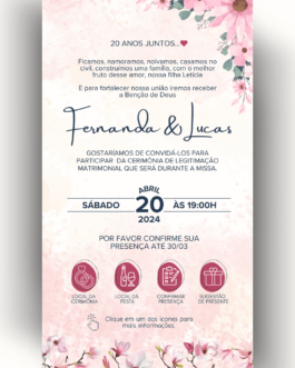 Convite de Casamento Interativo Virtual 28