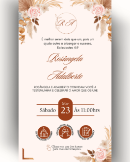 Convite de Casamento Interativo Virtual 38