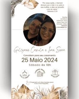 Convite de Casamento Interativo Virtual 50