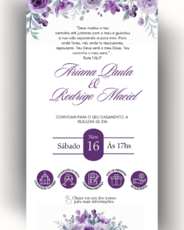 Convite de Casamento Interativo Virtual 07