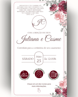 Convite de Casamento Interativo Virtual 09