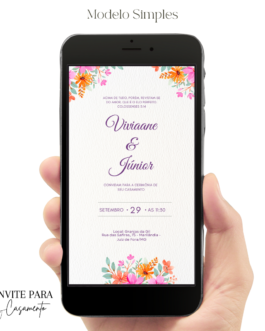 Convite de Casamento Interativo Virtual 01