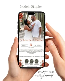 Convite de Casamento Interativo Virtual 57