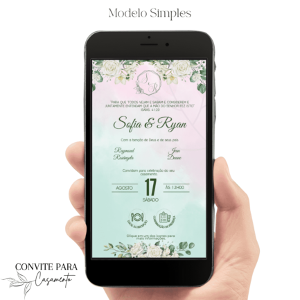 Convite de Casamento Interativo Virtual 67
