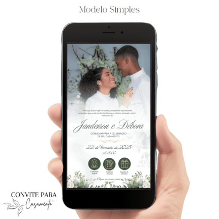 Convite de Casamento Interativo Virtual 70