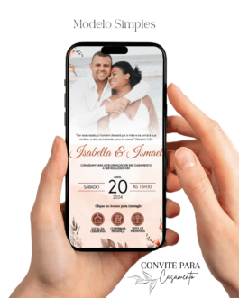 Convite de Casamento Interativo Virtual 12