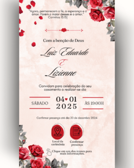 Convite de Casamento Interativo Virtual 98